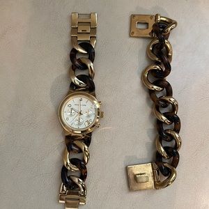 Michael Kors, watch and bracelet combo